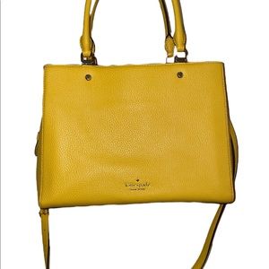 Kate Spade - Leila Pebbled Leather - Yellow/Mustard